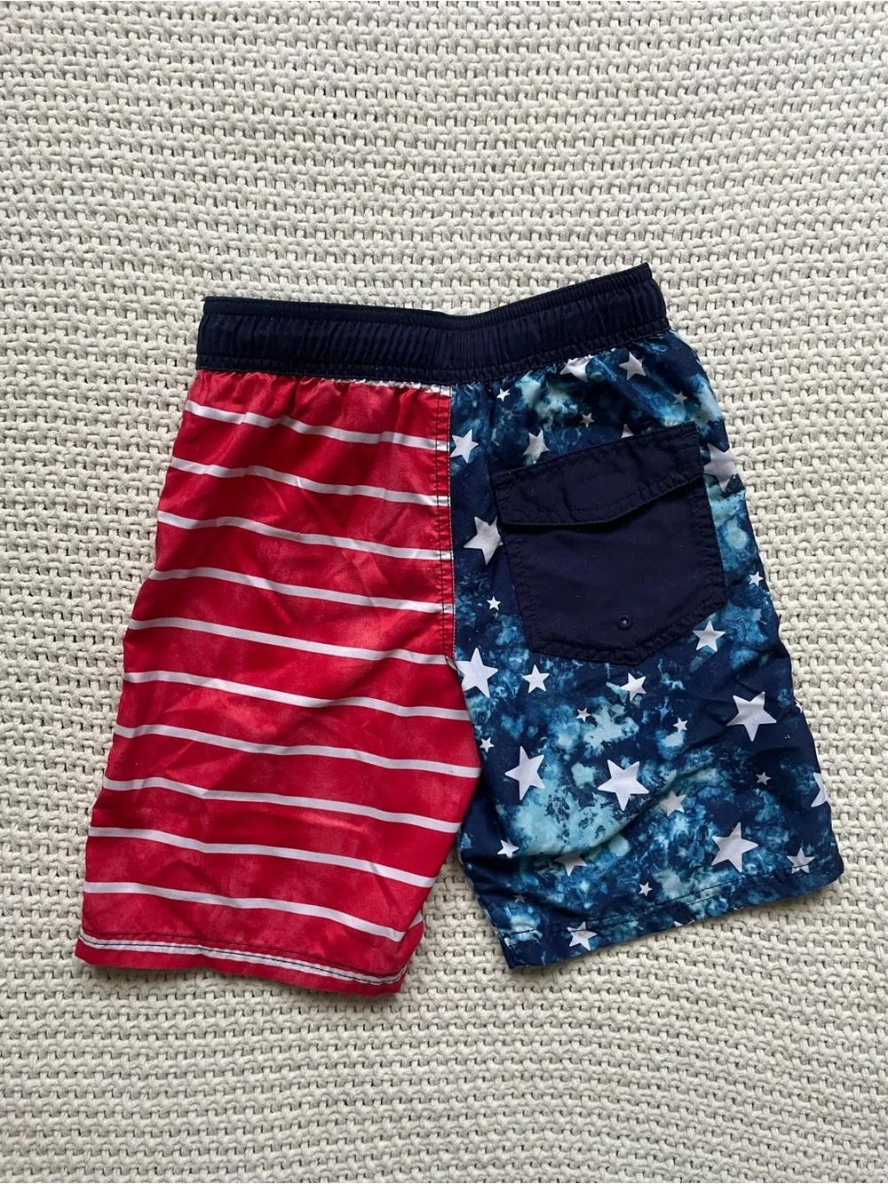 Cat & Jack Toddler Boys' American Flag Swim Trunks 🇺🇸